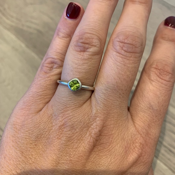 5 in 1 interchangeable sterling sliver and gems rings - Picture 4 of 8